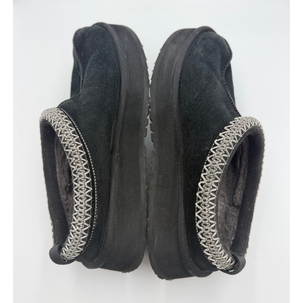 UGG Tazz Platform Slippers Womens 8 Black Suede 1122553 - Picture 8 of 10